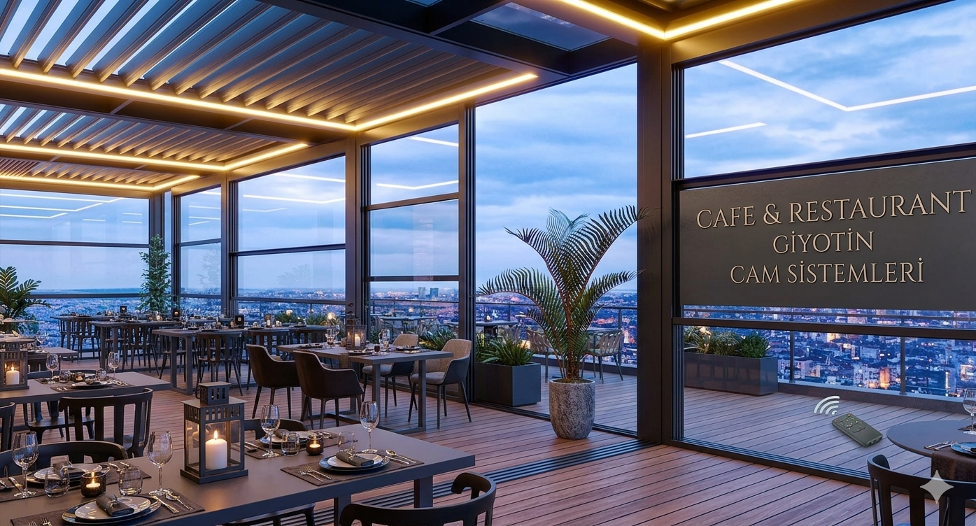 Cafe ve Restaurant Giyotin Cam Sistemleri