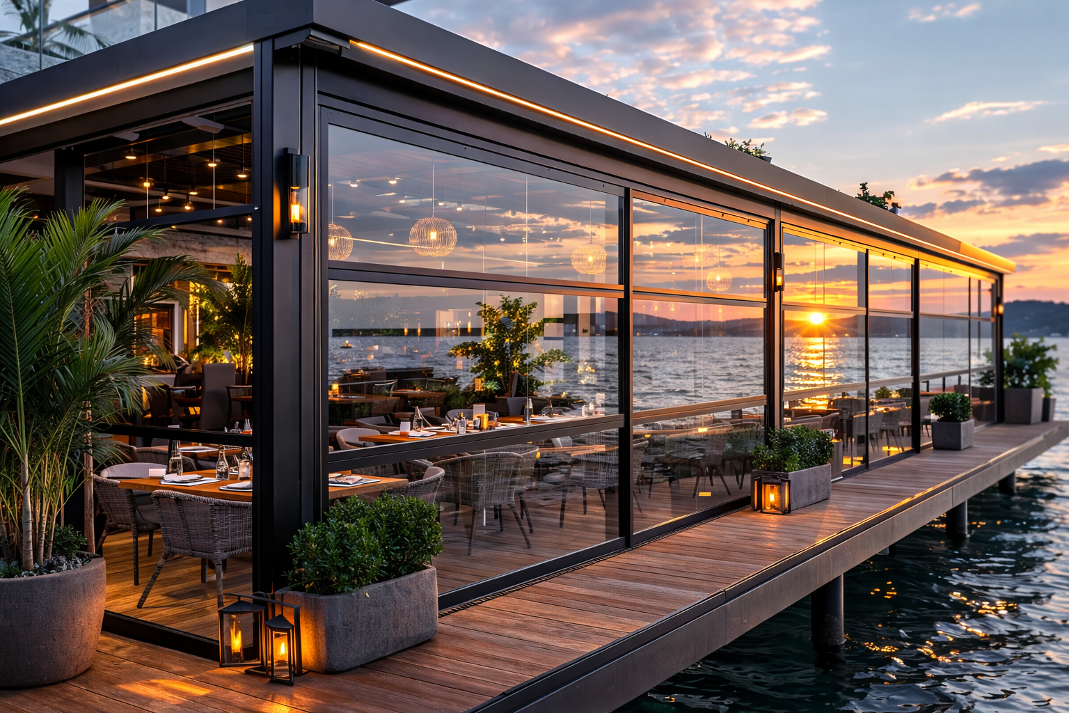 Teras Giyotin Cam Sistemleri